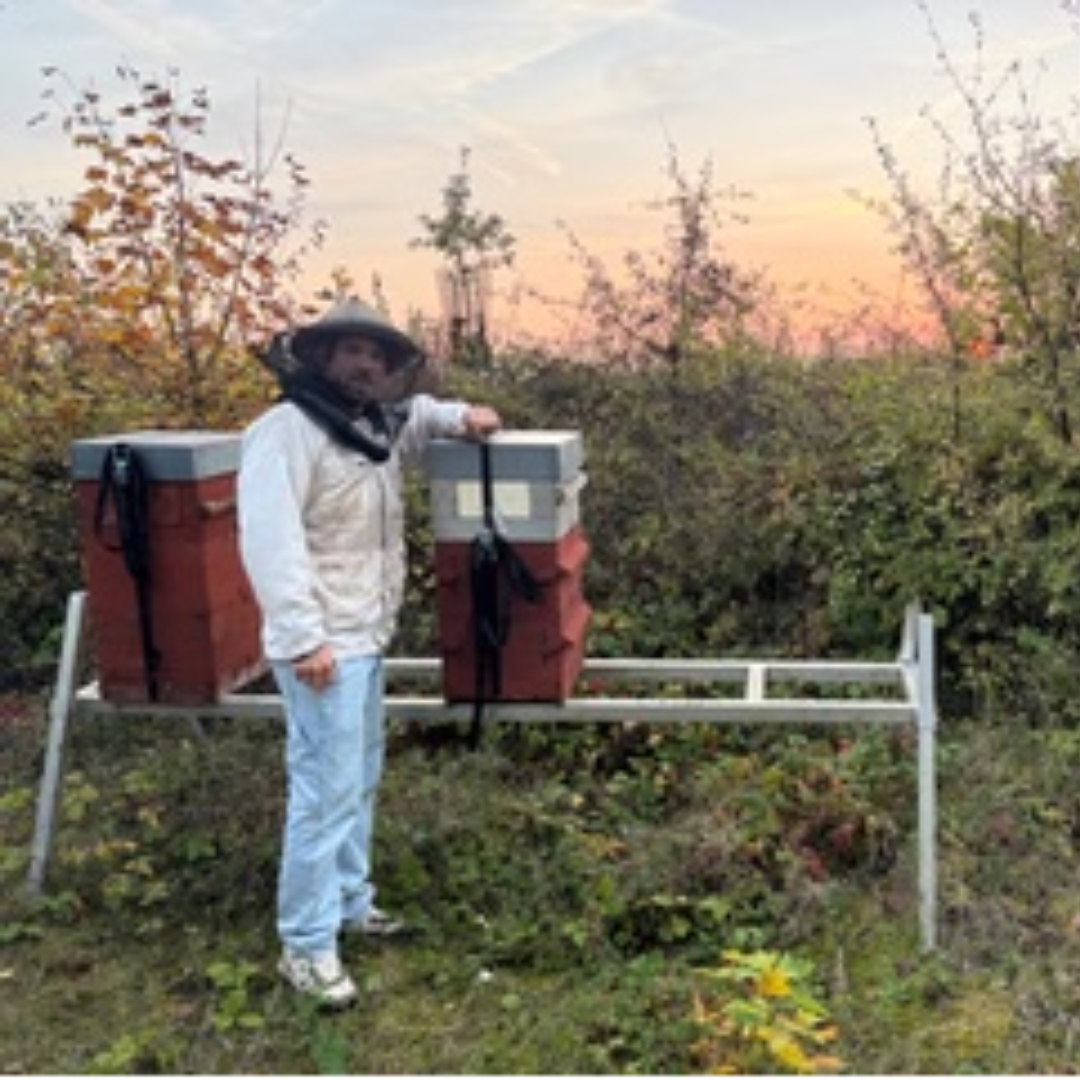 Support de ruche QUATUB en aluminium avec ruches