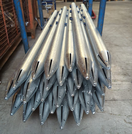 Piquet de parc galvanisé